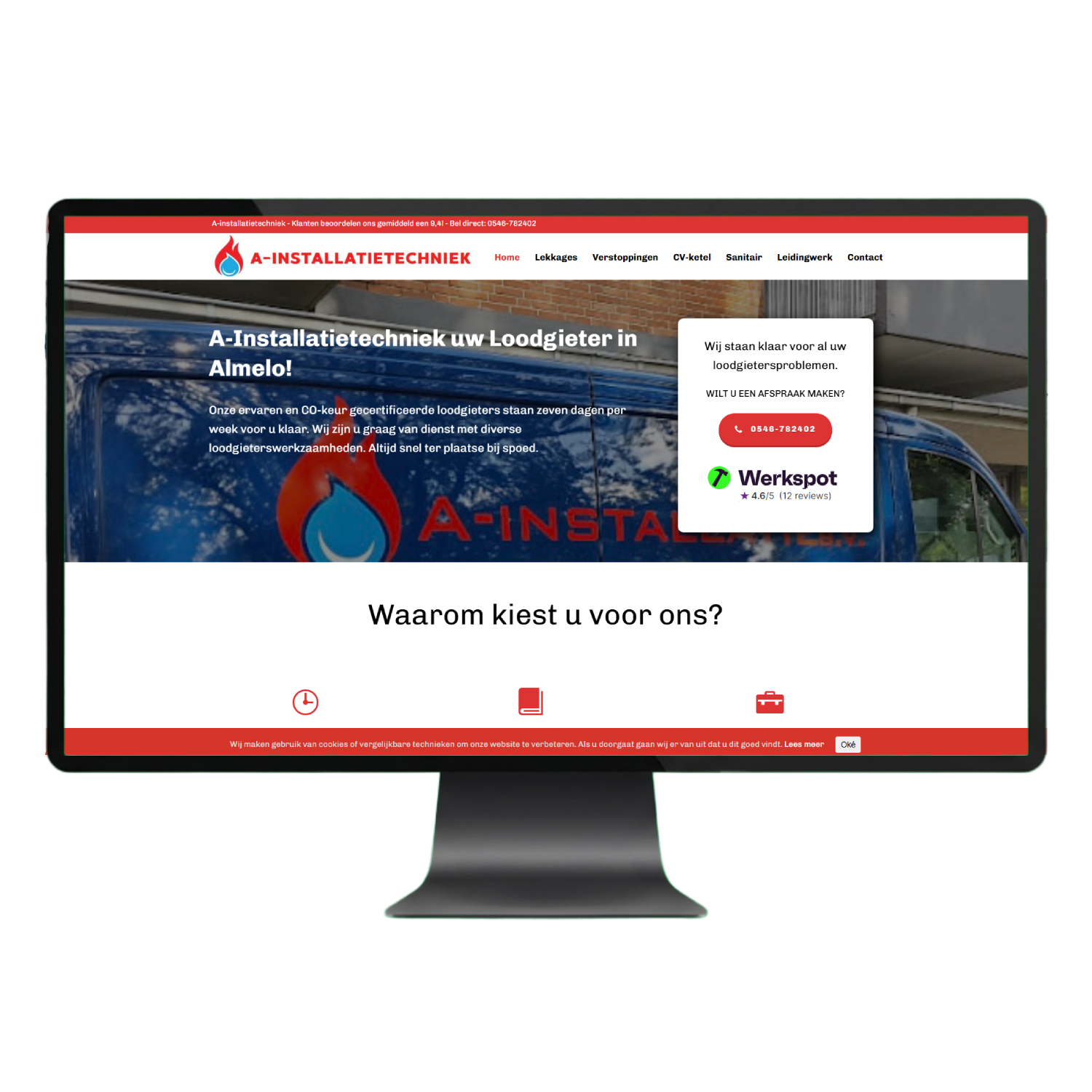 A-Installatietechniek - Home PC Scherm