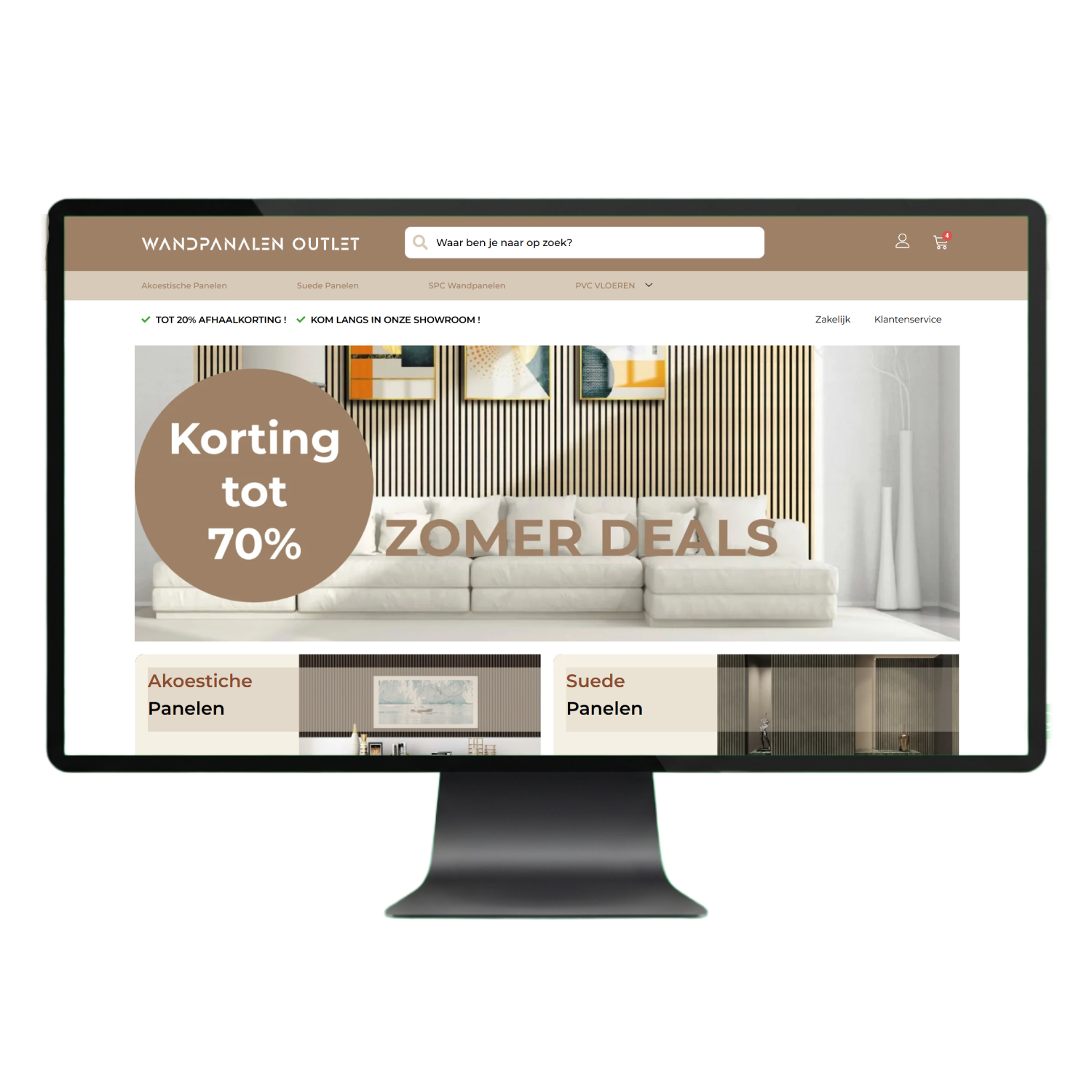 Wandpanelenoutlet - Home PC Scherm